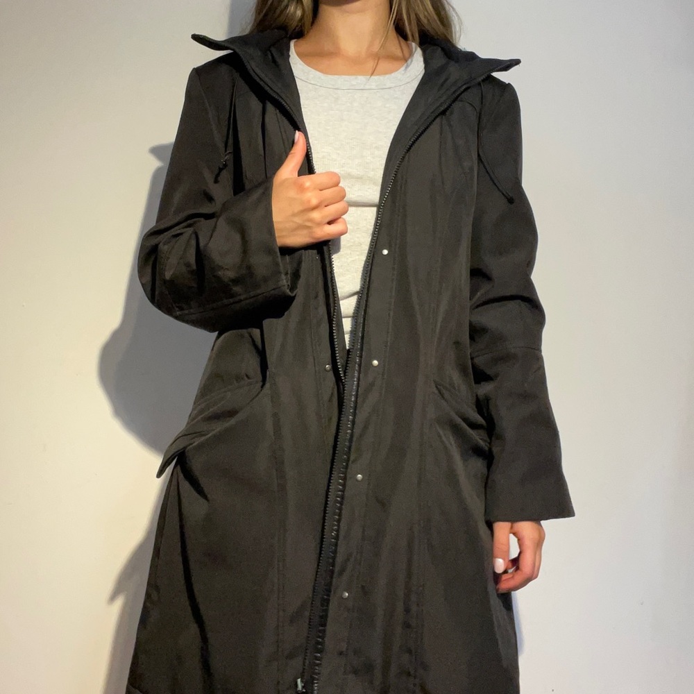 LONG BLACK PARKA | WOMENS | S-M